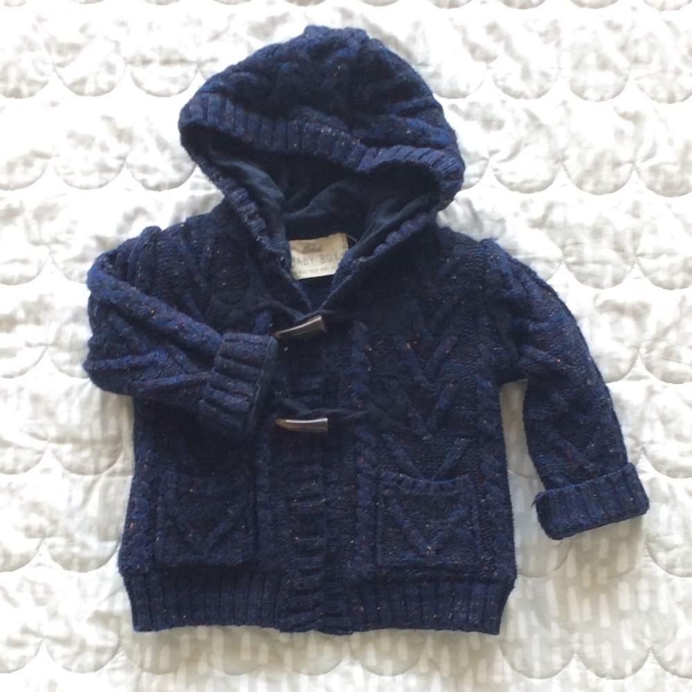 Mini Rebel Baby boy sweater jacket